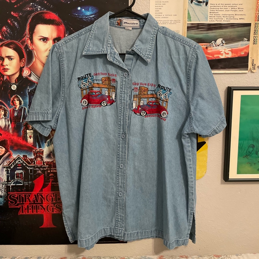 Vintage denim top